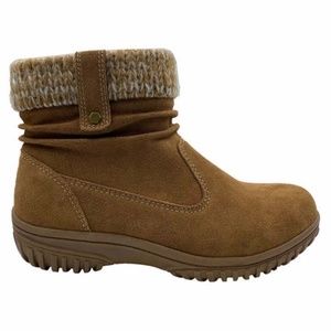 NEW KHOMBU LAURA ALL SEASON BOOTIE BOOT CHESTNUT